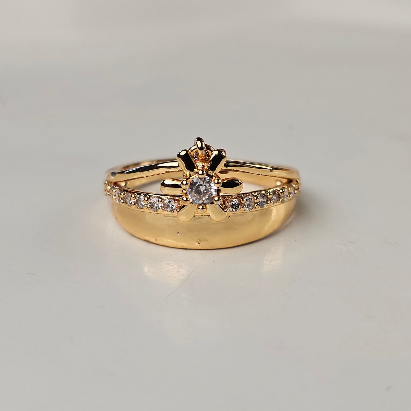 Floral Accent Ring