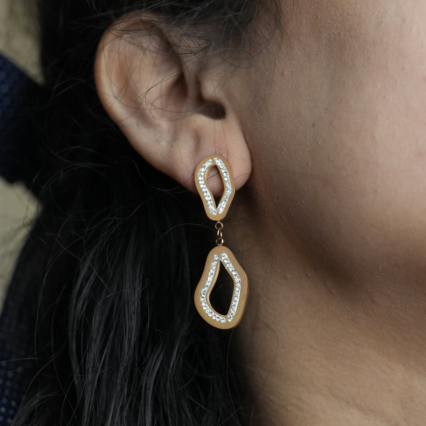 Gold Sparkle Earrings