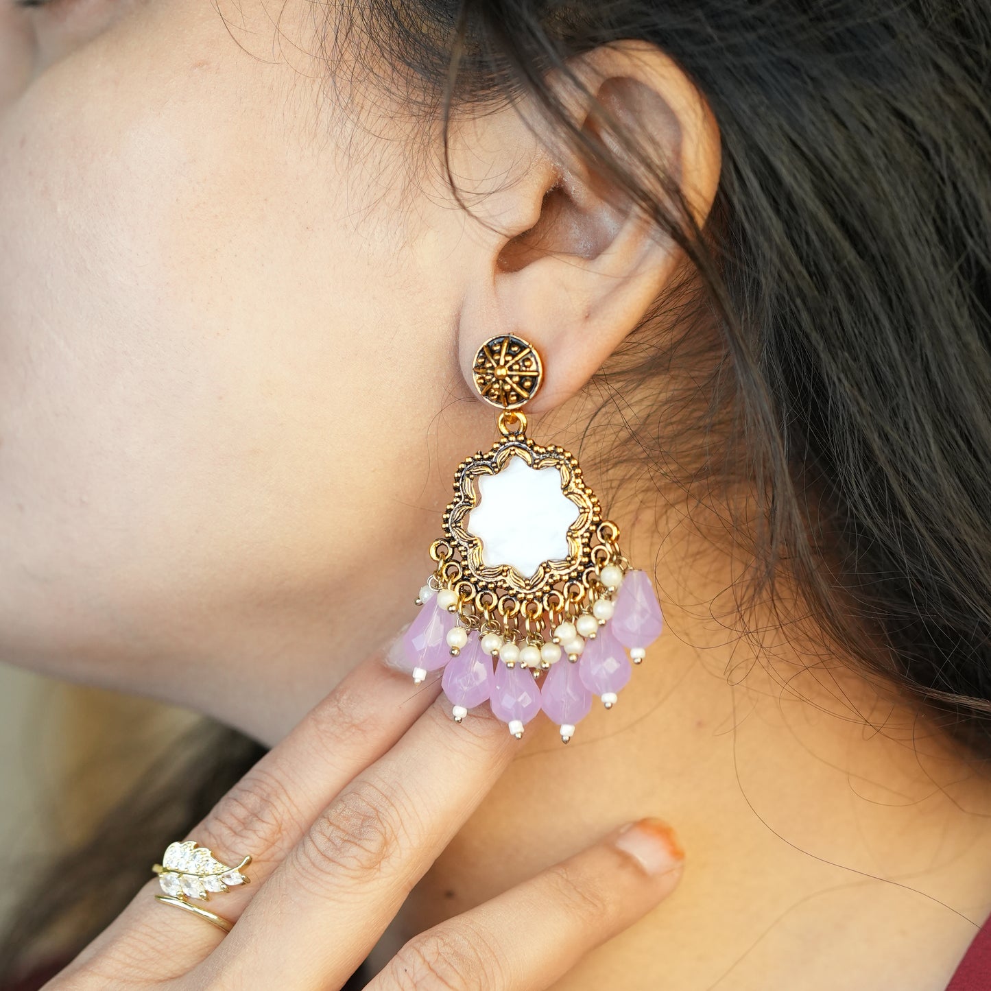 Lavender Bloom Earrings