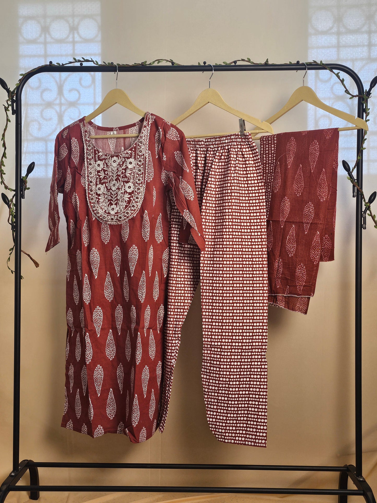 3 pcs women dress with dupatta