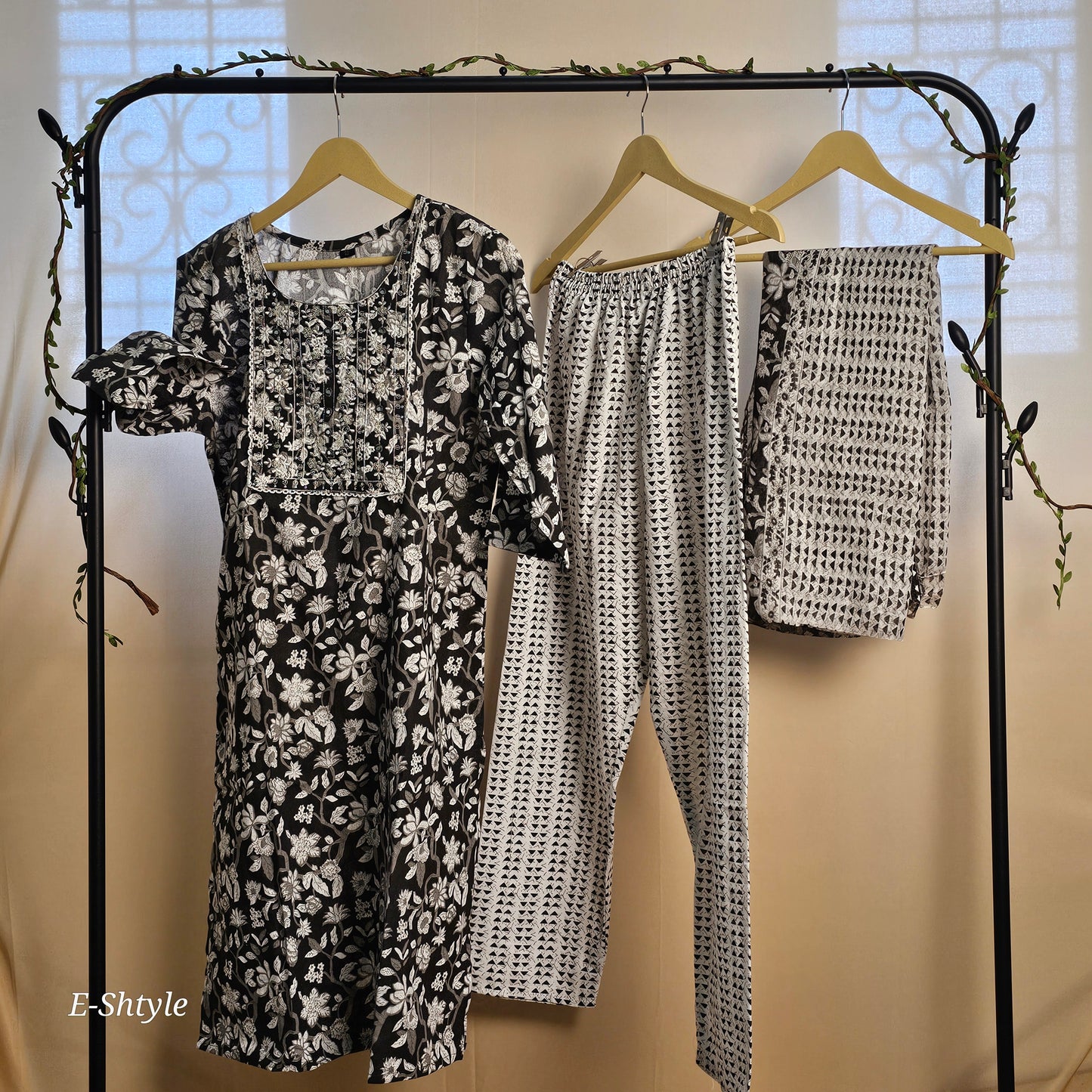 3 pcs women dress with dupatta