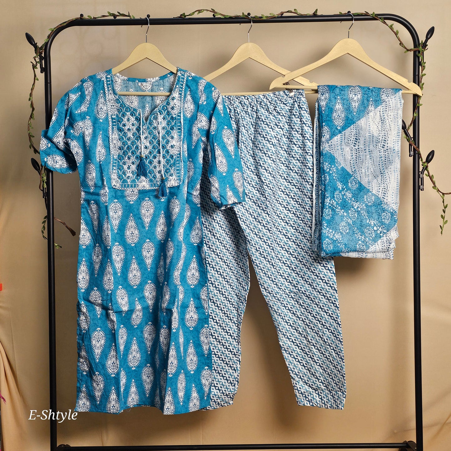 3 pcs women dress with dupatta