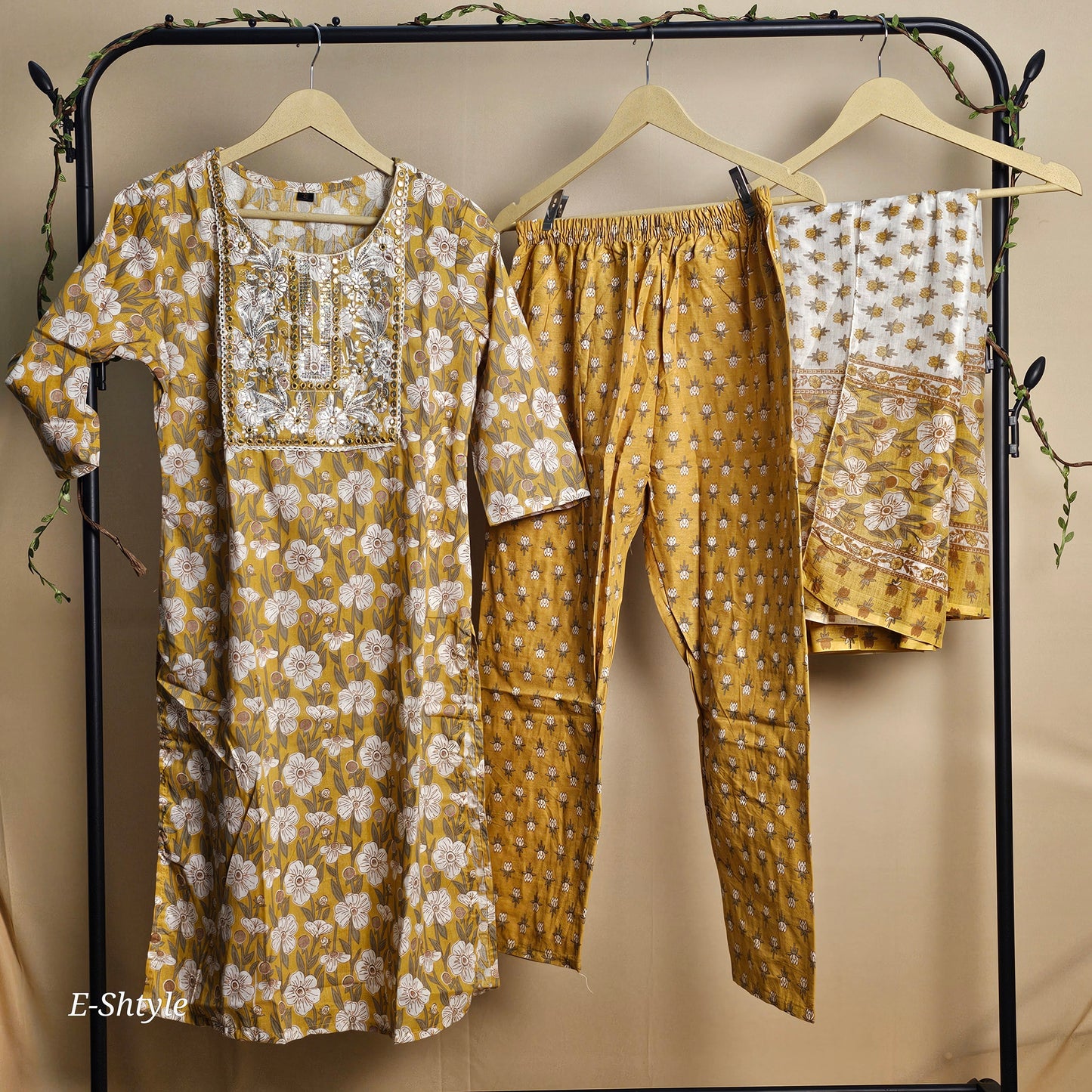 3 pcs women dress with dupatta