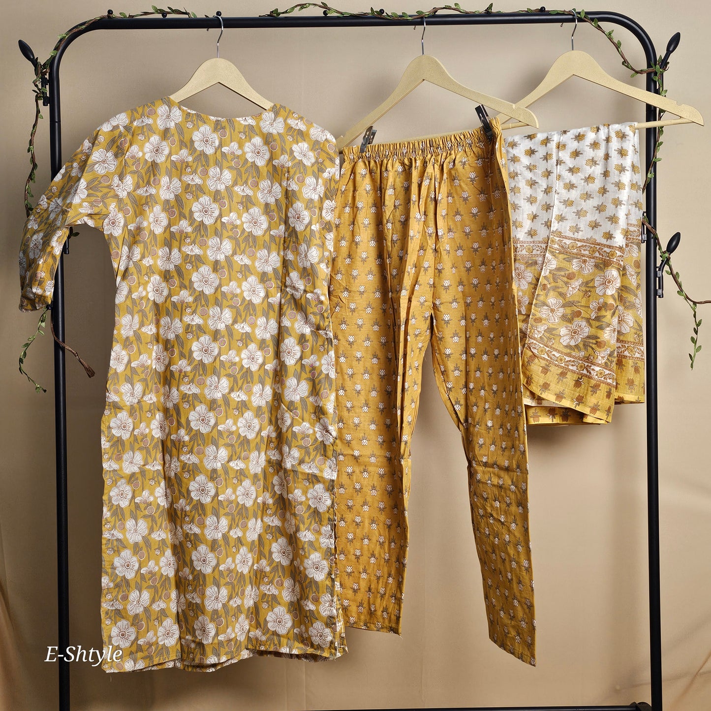 3 pcs women dress with dupatta