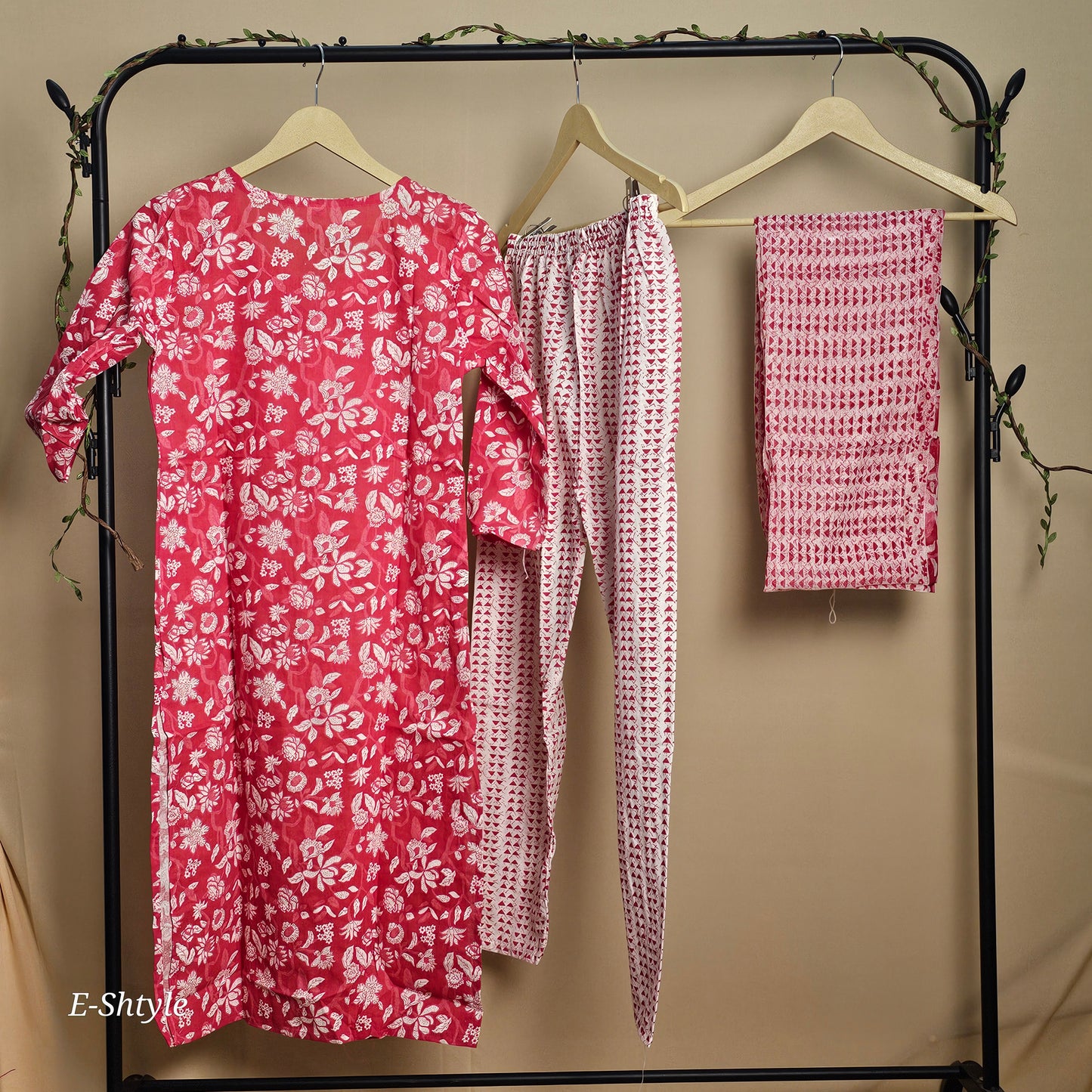 3 pcs women dress with dupatta
