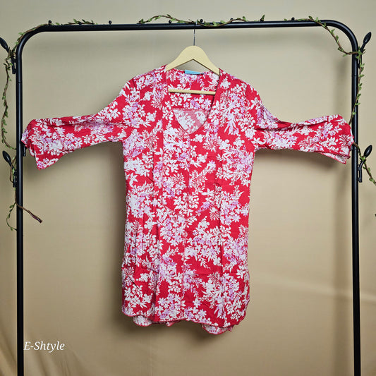 Blush Botanica Kurti