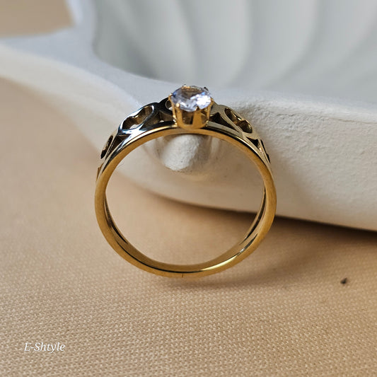 Creamy Latte Stone Ring