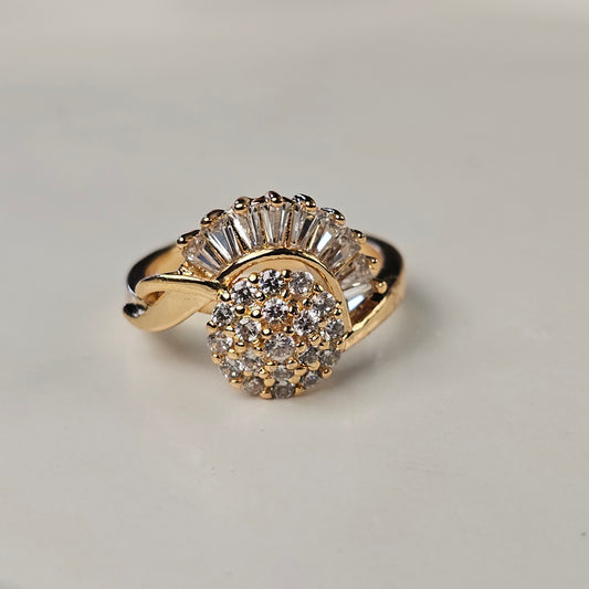 Sunburst Cluster Ring