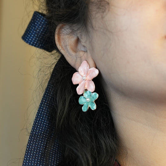 Floral Duo Earrings