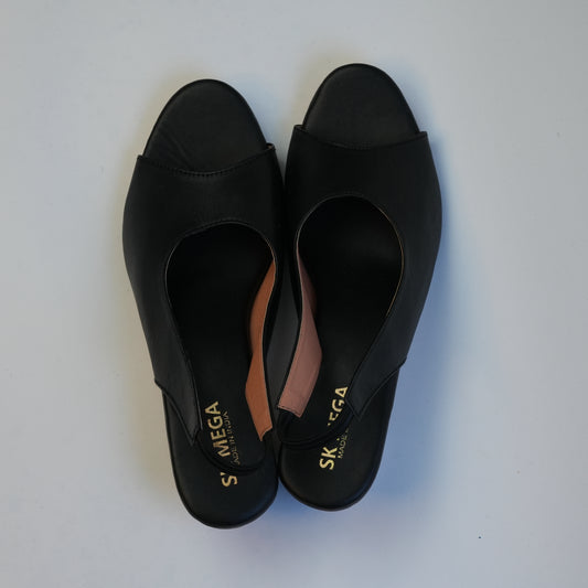 Classic Black Open-Toes